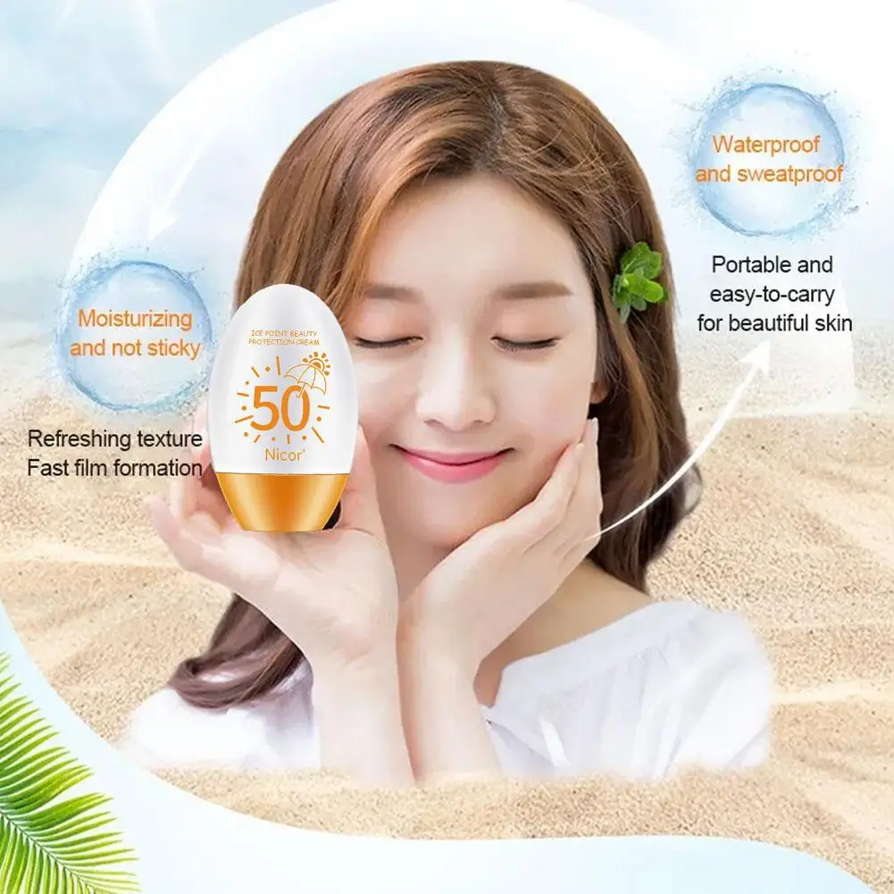 Sunscreen Whitening Sun Cream SPF 50+ Facial Body Skin Moisturizing Protective Oil-control Sunscreen Anti-Aging Face Cream A7G5 - Image 2